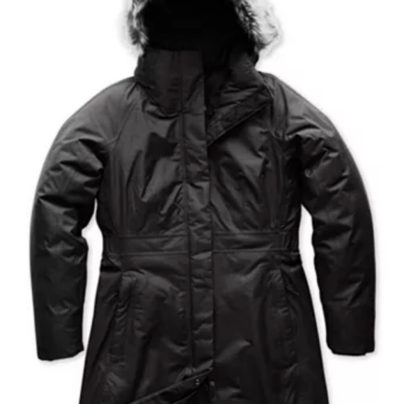 The North Face Women's Arctic Faux-Fur-Trimmed Par - Picture 2 of 2